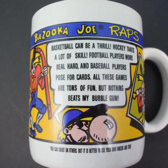 Vintage Bazooka Joe Bubblegum Mug, Bilingual, RARE! - Picture 6 of 8